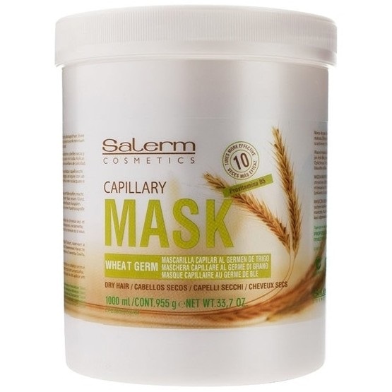 Salerm Cosmetics Wheat Germ maschera per capelli 1000 ml Donna
