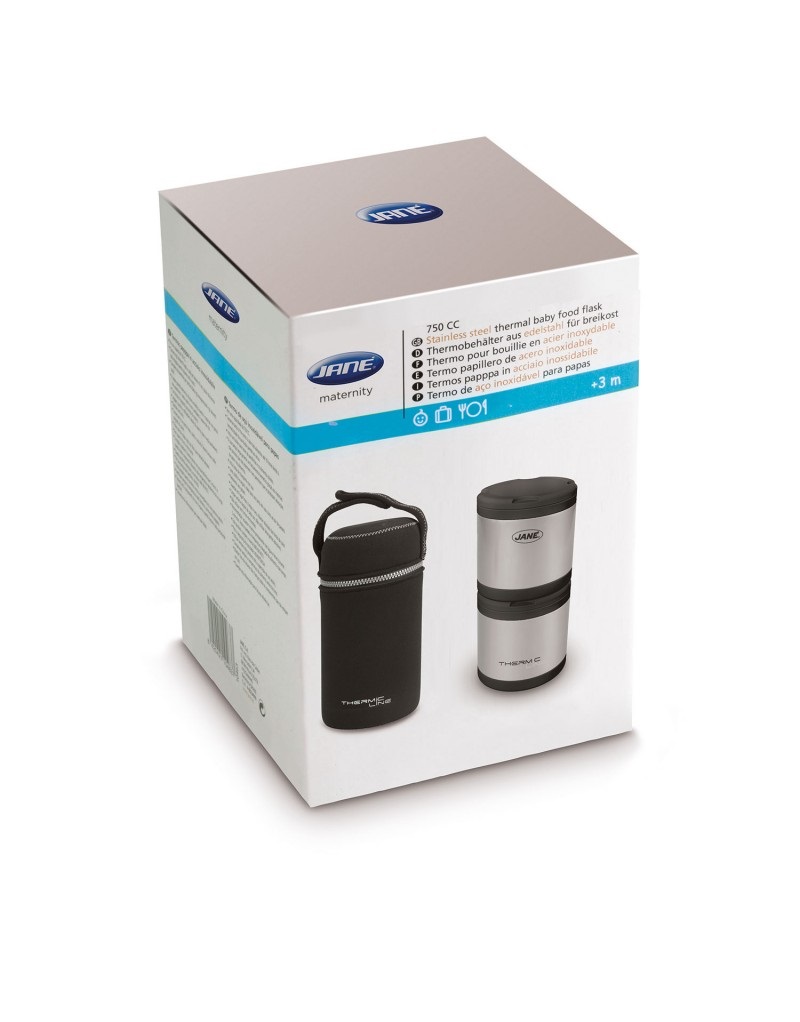 Jane 010491C01 thermos e recipiente isotermico 500 L Nero, Acciaio inox