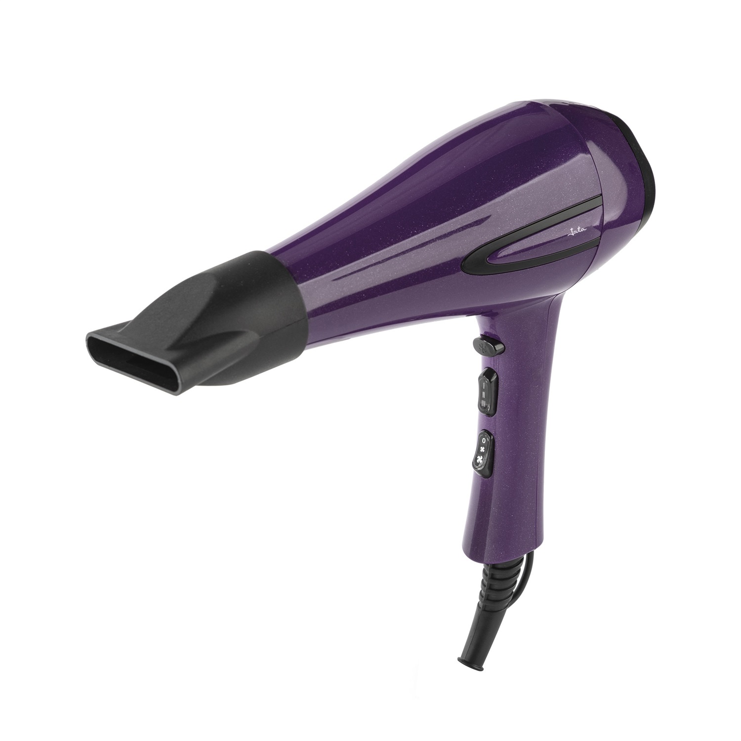JATA JBSC1065 Asciugacapelli 2200 W Viola e Nero con Anello di Sospensione
