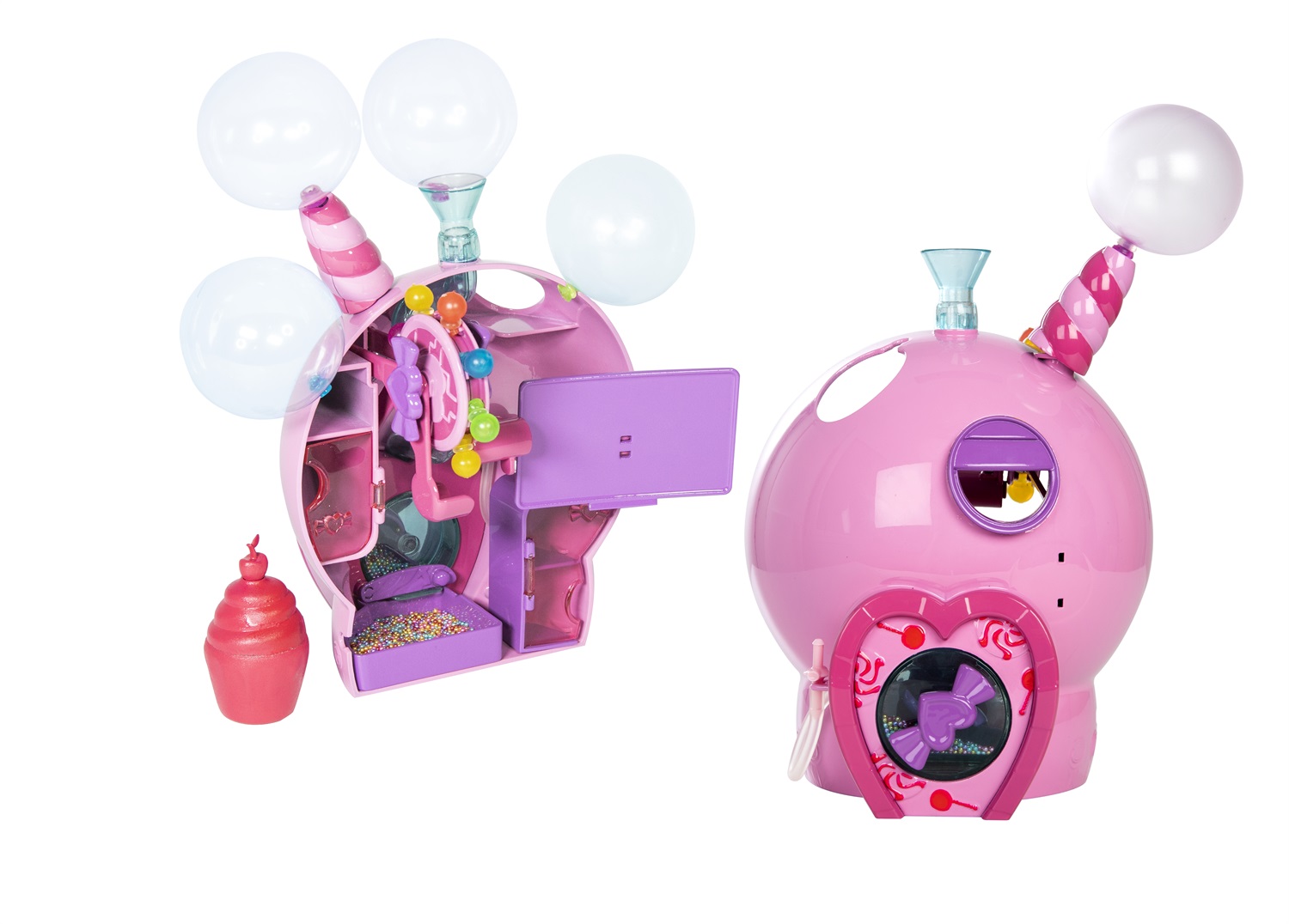 IMC Toys Bubi-Lab - Playset Laboratorio per Creare e Decorare Pallocini Bubiloons con Bambola Mila e Oltre 15 Accessori - Giocattolo per Bambini 5 Anni