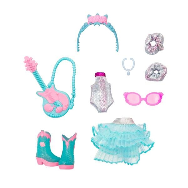 IMC Toys Cry Babies BFF Stella - Bambola Collezionabile Fashion con Lunghi Capelli, Vestiti in Tessuto, 9 Accessori e Corpo Articolato - Giocattolo per Bambine e Bambini 5 Anni