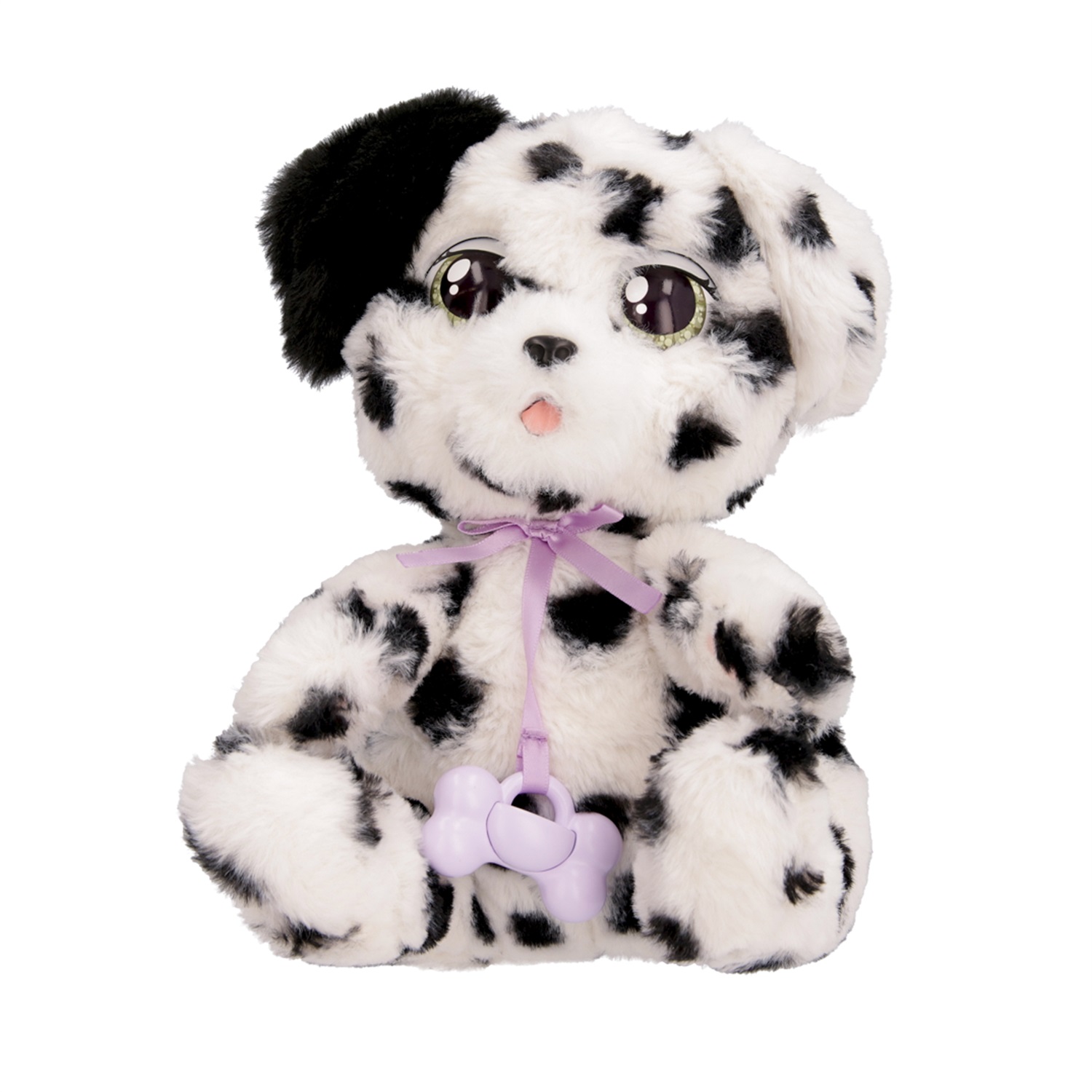 IMC Toys Baby Paws Dalmatian - Peluche Interattivo con Suoni, Apre e Chiude gli Occhi, Include Borsetta e Copertina, per Bambini 3 Anni