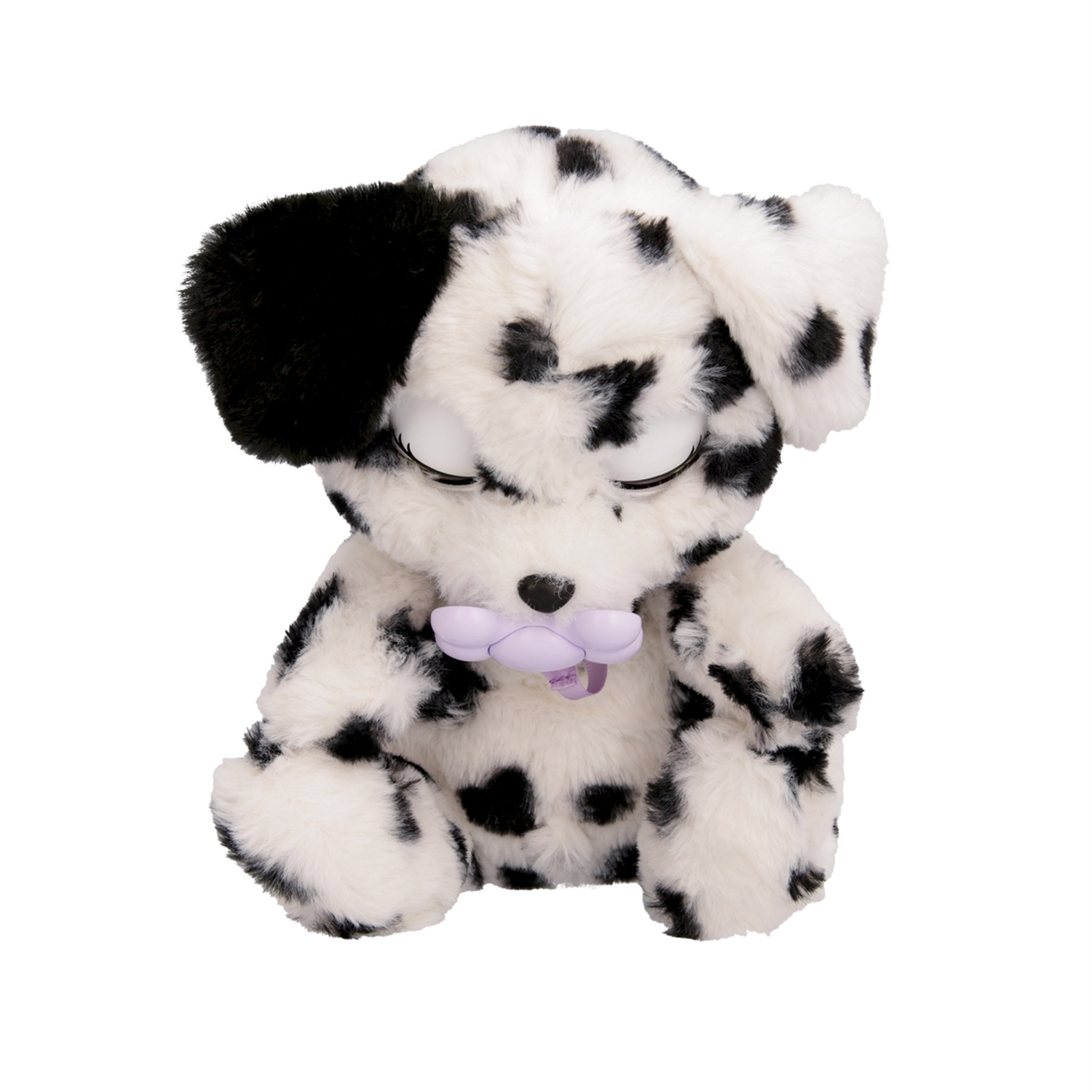IMC Toys Baby Paws Dalmatian - Peluche Interattivo con Suoni, Apre e Chiude gli Occhi, Include Borsetta e Copertina, per Bambini 3 Anni