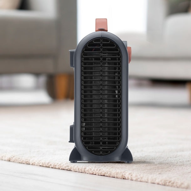 UFESA Crux Dual - Riscaldatore Elettrico 2000 W, 3 Livelli di Potenza, Termostato Regolabile, Design 2 in 1 con Maniglia
