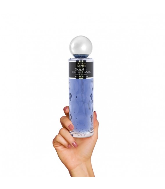 Saphir Perfect Man Eau de Parfum 200 ml Uomo con Vaporizzatore - Note Fresche e Acquose