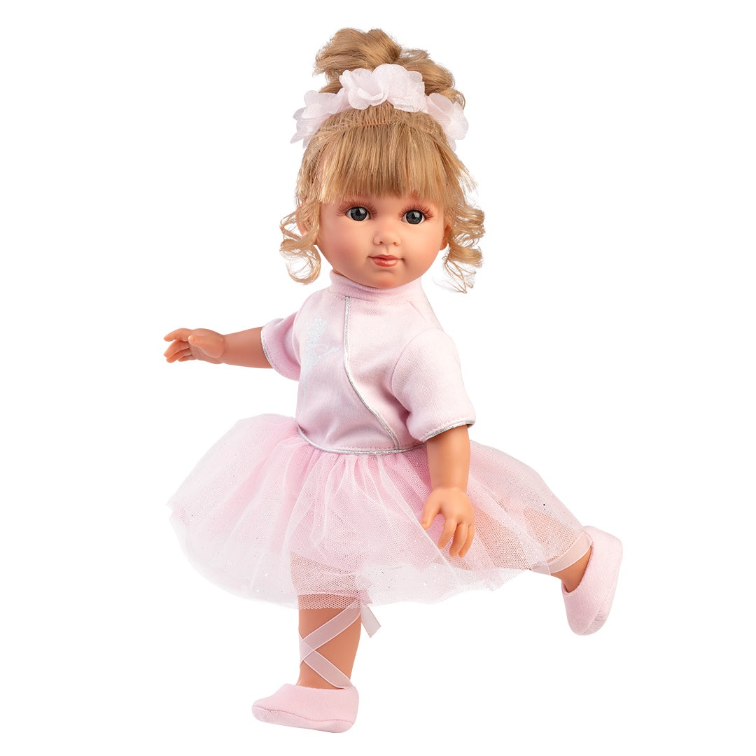 Llorens Bambola Elena Ballerina 35cm con occhi azzurri e capelli biondi pettinabili