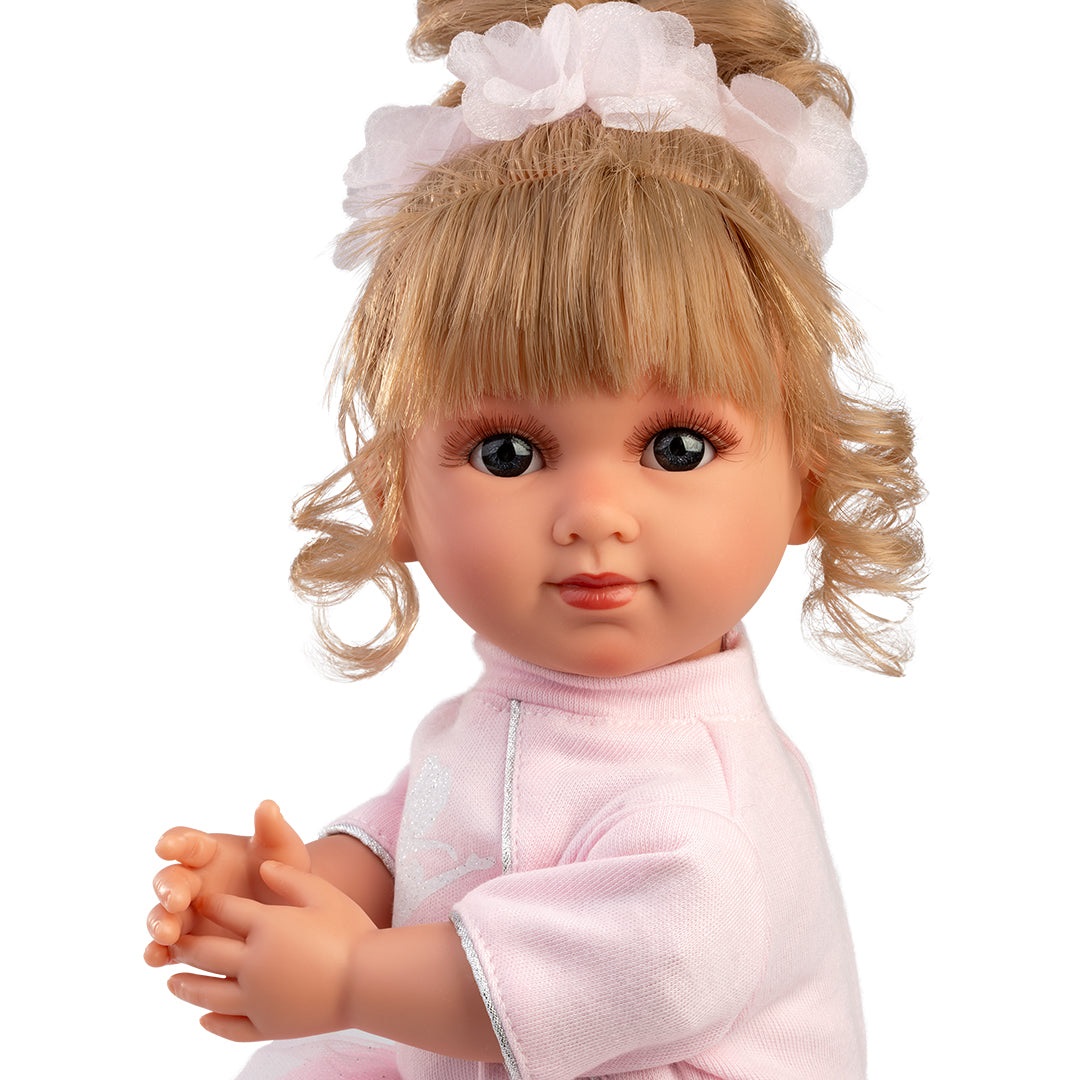 Llorens Bambola Elena Ballerina 35cm con occhi azzurri e capelli biondi pettinabili