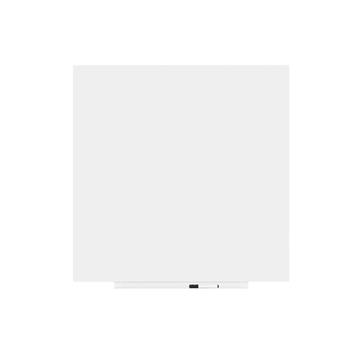 Rocada Lavagna Bianca Pro 100x100 cm - Senza Cornice, Lavabile a Secco, Magnetica e con Portapenne