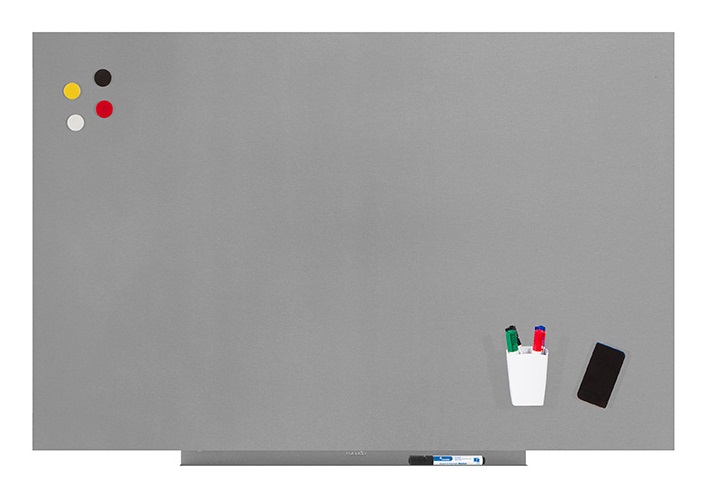 Rocada Lavagna Magnetica Bianca Senza Cornice - Facile da Pulire con Sistema di Tenuta Magnetica Brevettato, 750 x 1150 mm