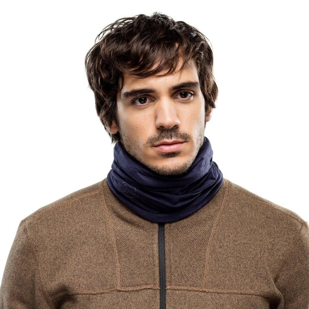 Buff Original EcoStretch Scaldacollo Unisex Night Blue - Protezione Solare UPF 50, Realizzato in Materiale Riciclato, Versatile e Comfortevole