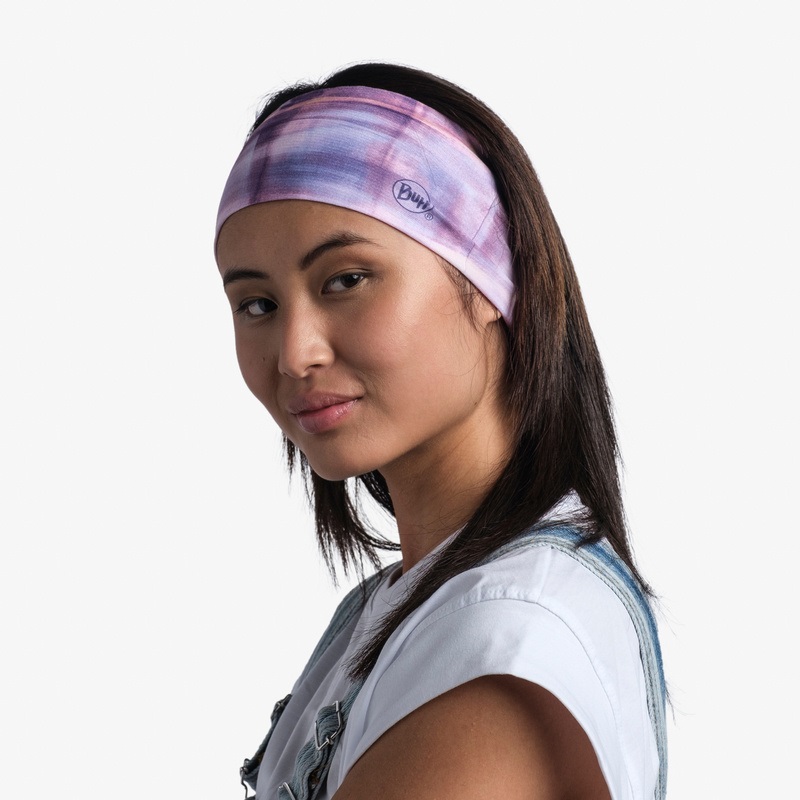 Buff Coolnet UV Wide Fascia da Testa Unisex - Elastan, Poliestere, Tecnologia HeiQ Smart Temp, UltraStretch, UPF 50