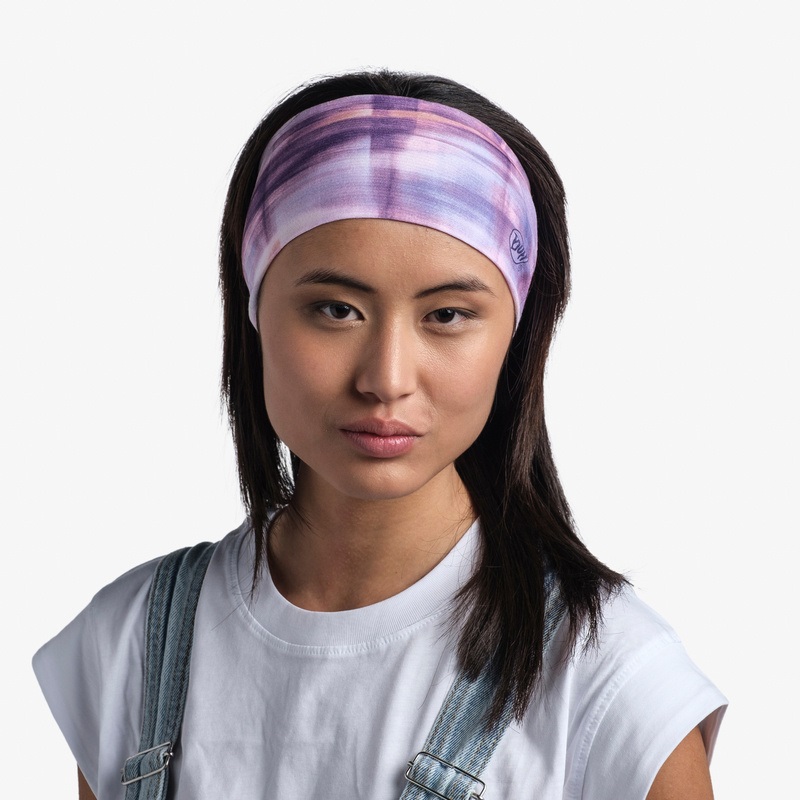 Buff Coolnet UV Wide Fascia da Testa Unisex - Elastan, Poliestere, Tecnologia HeiQ Smart Temp, UltraStretch, UPF 50