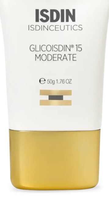 ISDIN ISDINCEUTICS Glicoisdin 15 Moderate gel per viso 50 ml Donna