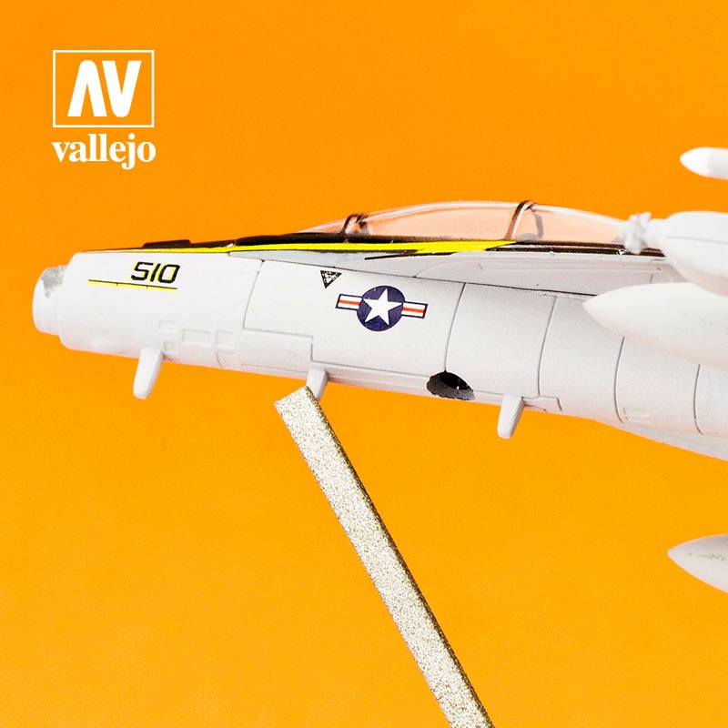 Vallejo T03004 - Attrezzo per modellismo di precisione, lime diamantate in acciaio inossidabile, set da 5