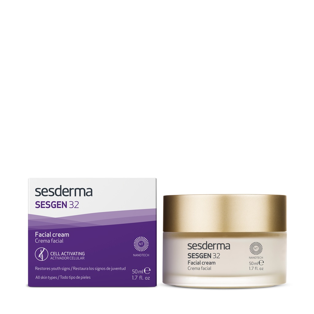 Sesderma Sesgen 32 Crema Nutriente Rigenerante 50 ml - Idratante e Levigante per Viso e Collo