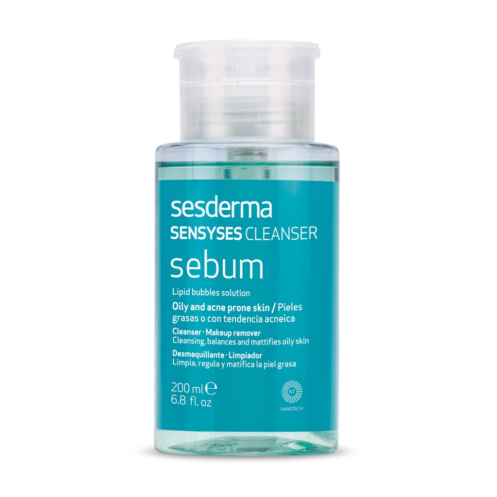 Sesderma Sensyses Cleanser Ros - Detergente Viso 200 ml per Rimuovere il Make-up