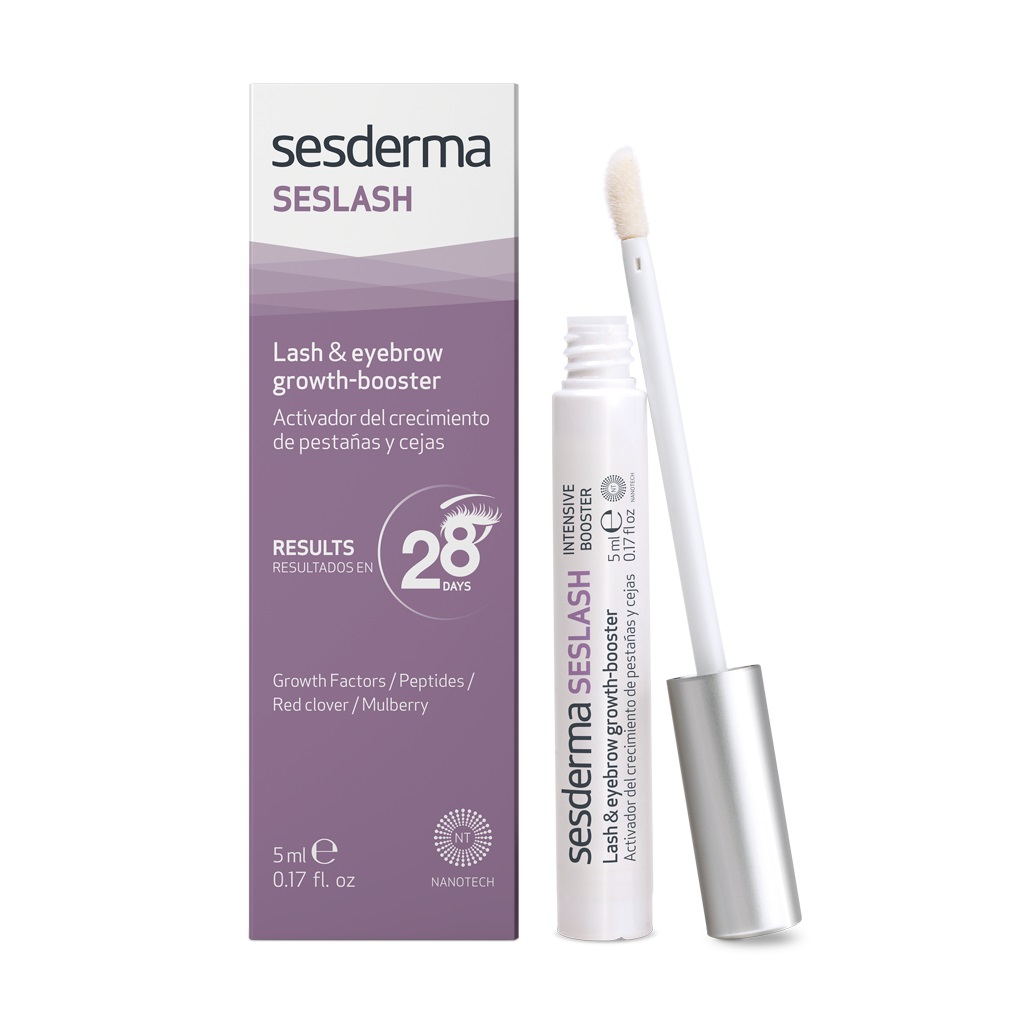 Sesderma Seslash Siero Attivatore della Crescita per Ciglia e Sopracciglia 5 ml - Formula Innovativa per Ciglia Più Lunghe e Spesse