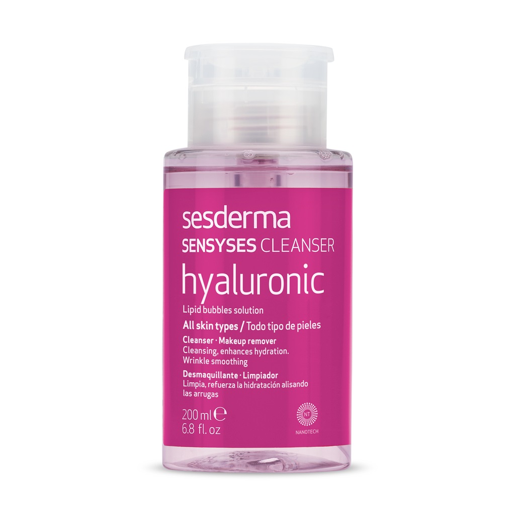 Sesderma Sensyses Cleanser Hyaluronic - Lozione Detergente 200 ml per Pelli Disidratate con Acido Ialuronico