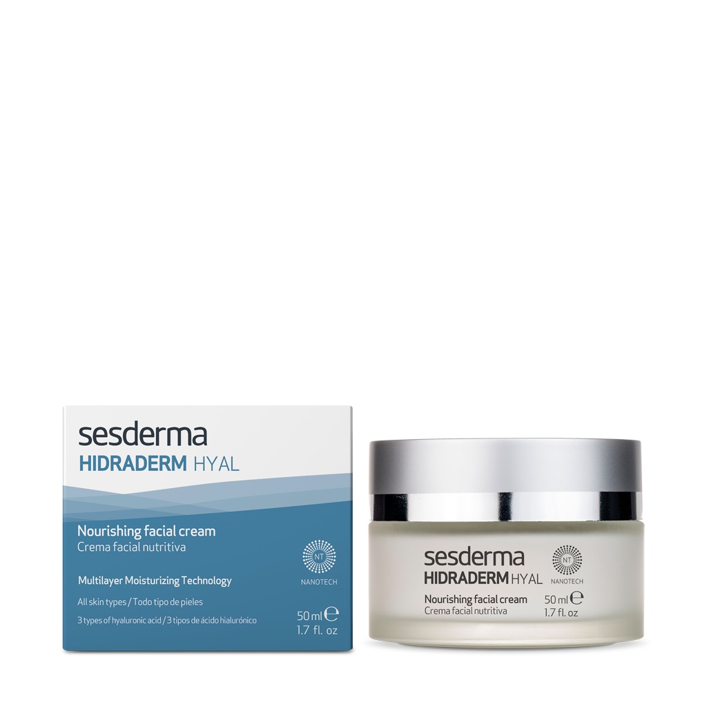 Sesderma HIDRADERM HYAL Crema per il viso 50 ml - Freschezza e luminosità per la pelle