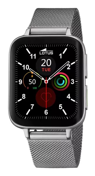 Lotus Smartwatch 50032/1 - Orologio Intelligente con Bracciale in Acciaio e Funzioni di Salute e Allenamento