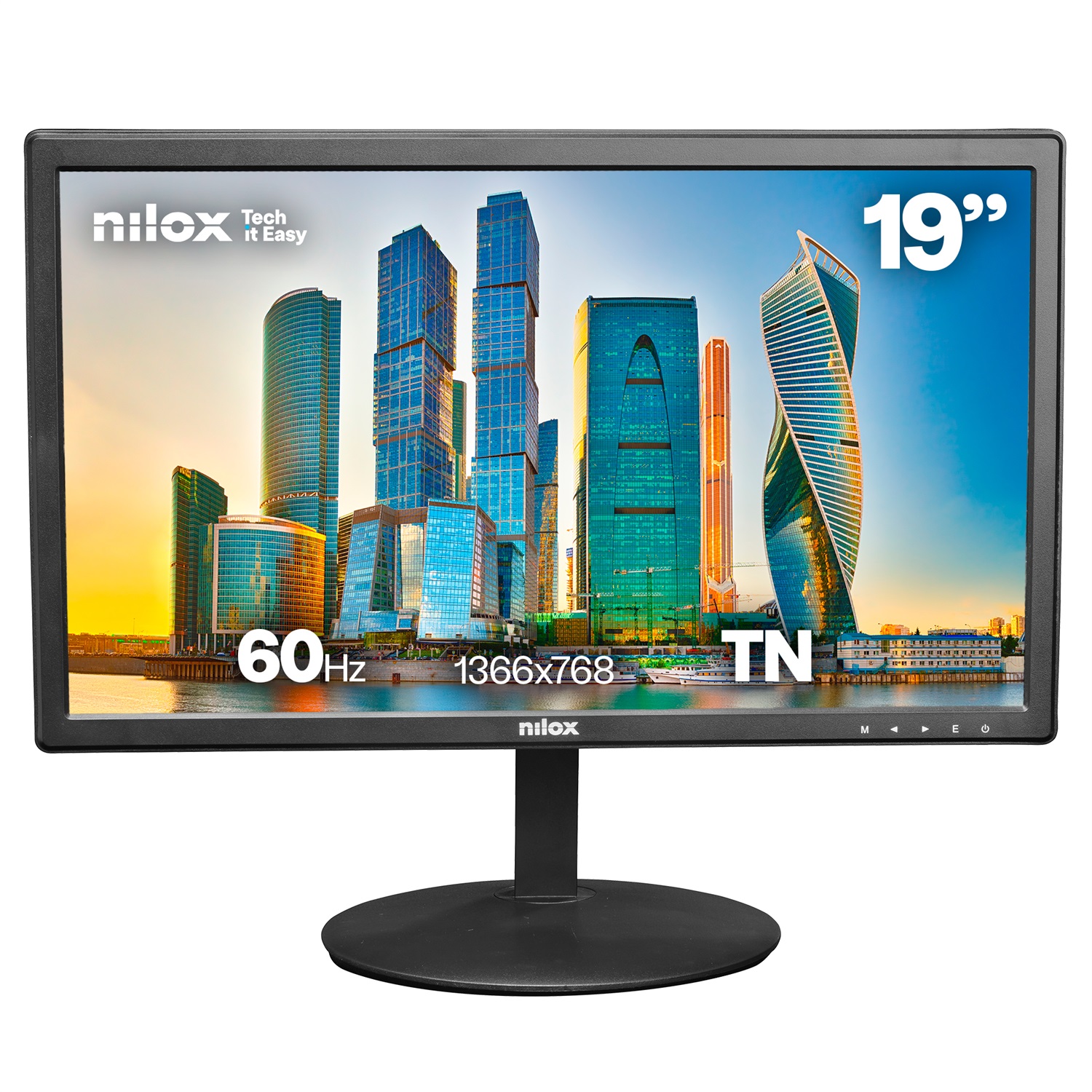 Nilox NXM19FHD11 Monitor PC LED 18.5