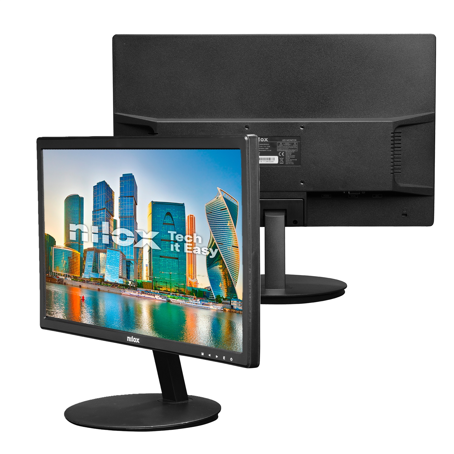 Nilox NXM19FHD11 Monitor PC LED 18.5