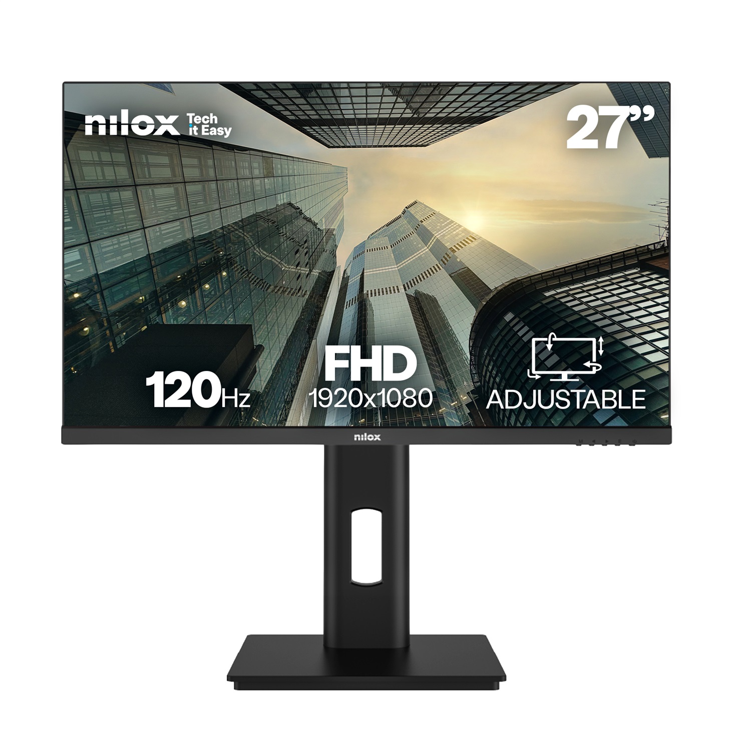 Nilox NXM27R2K1201 Monitor Gaming 27'' 2K QHD 120Hz IPS Nero