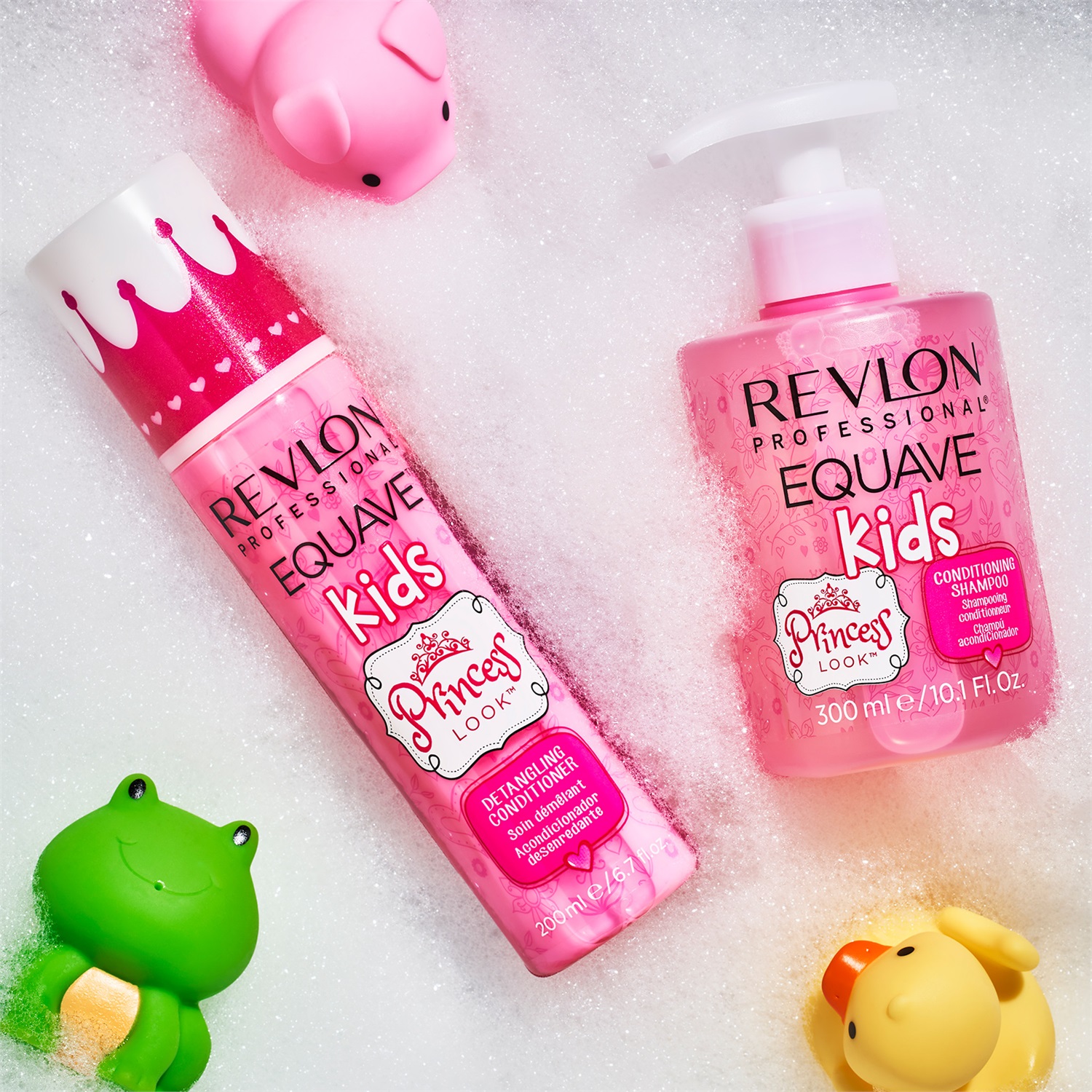 Revlon Professional Equave Kids Princess Look Balsamo Districante Senza Risciacquo 200 ml - Per Bambini, Facile Pettinabilità, Ipoallergenico, Profumo Floreale e Fruttato