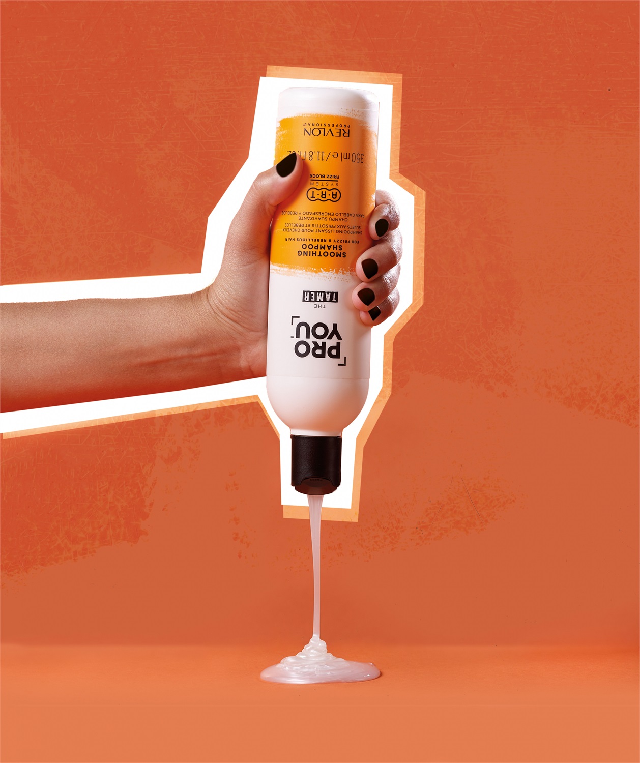 Revlon Professional Pro You The Tamer Smoothing Shampoo 350 ml - Shampoo Lisciante per Capelli Crespi e Ribelli