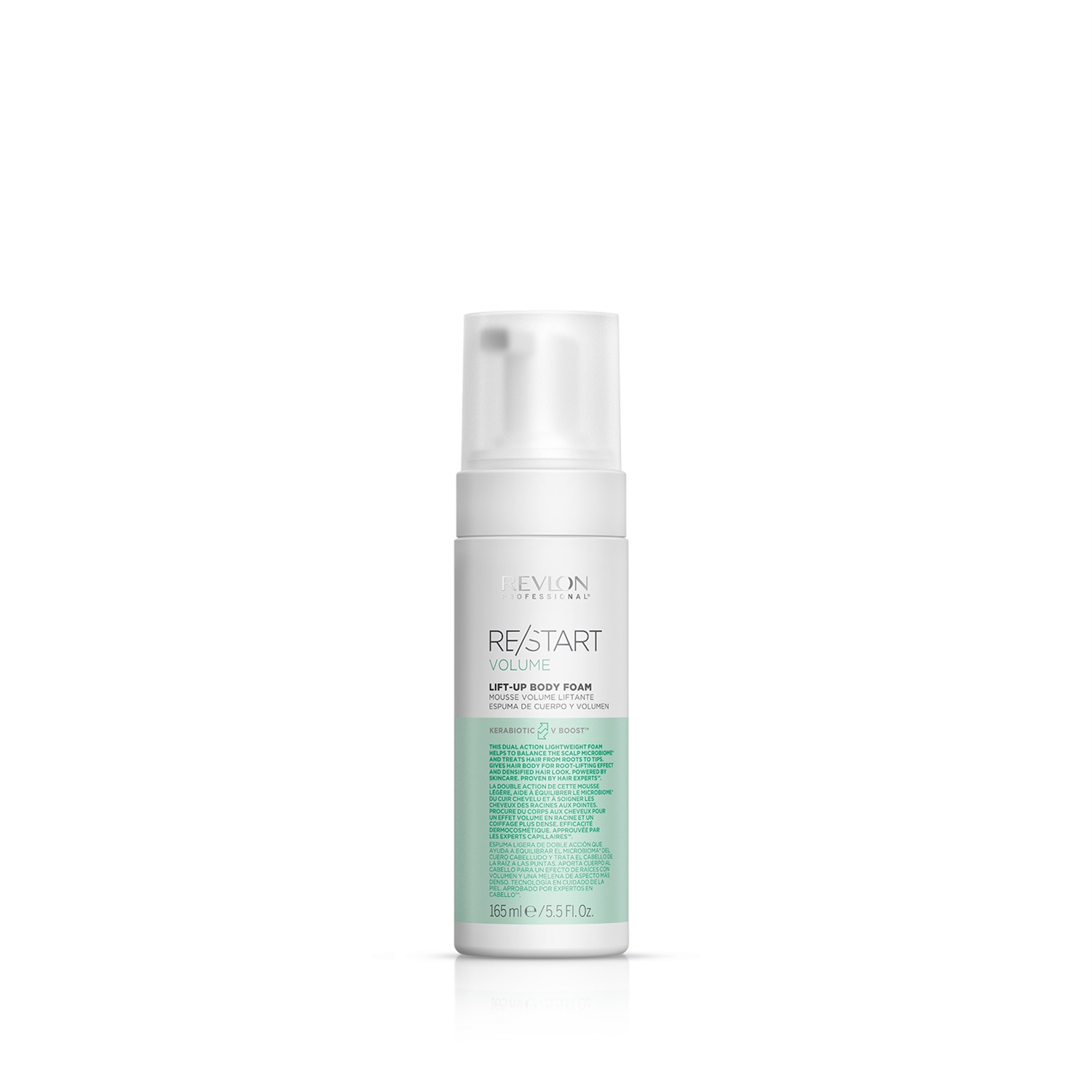 Revlon Professional Re/Start Volume Lift-Up Body Foam - 165 ml, Schiuma Volumizzante per Capelli Sottili e Fini