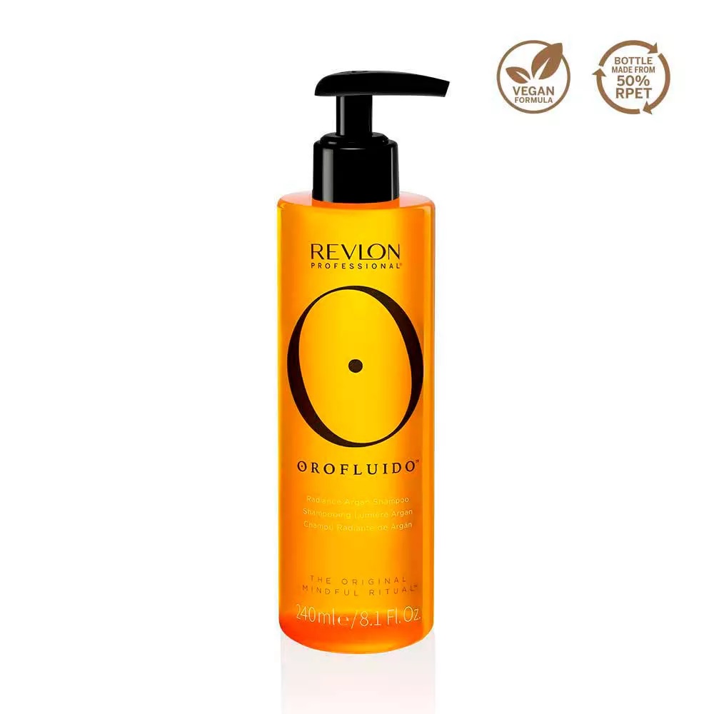 Revlon Orofluido Radiance Shampoo Idratante e Lisciante con Olio di Argan - 240 ml