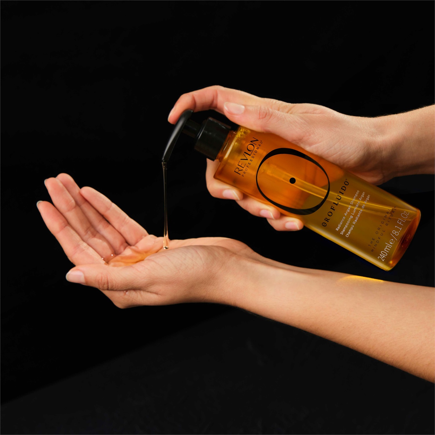 Revlon Orofluido Radiance Shampoo Idratante e Lisciante con Olio di Argan - 240 ml