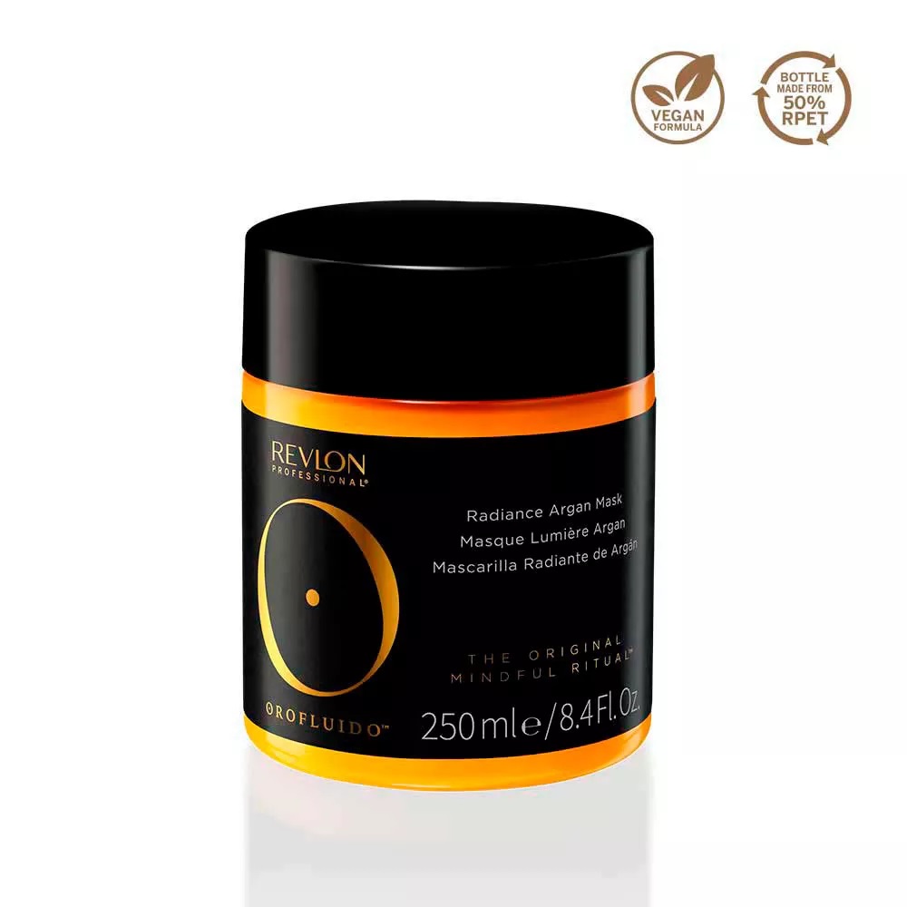 Revlon Professional Orofluido Radiance Argan Mask - Maschera per Capelli Rigenerante con Olio di Argan 250 ml