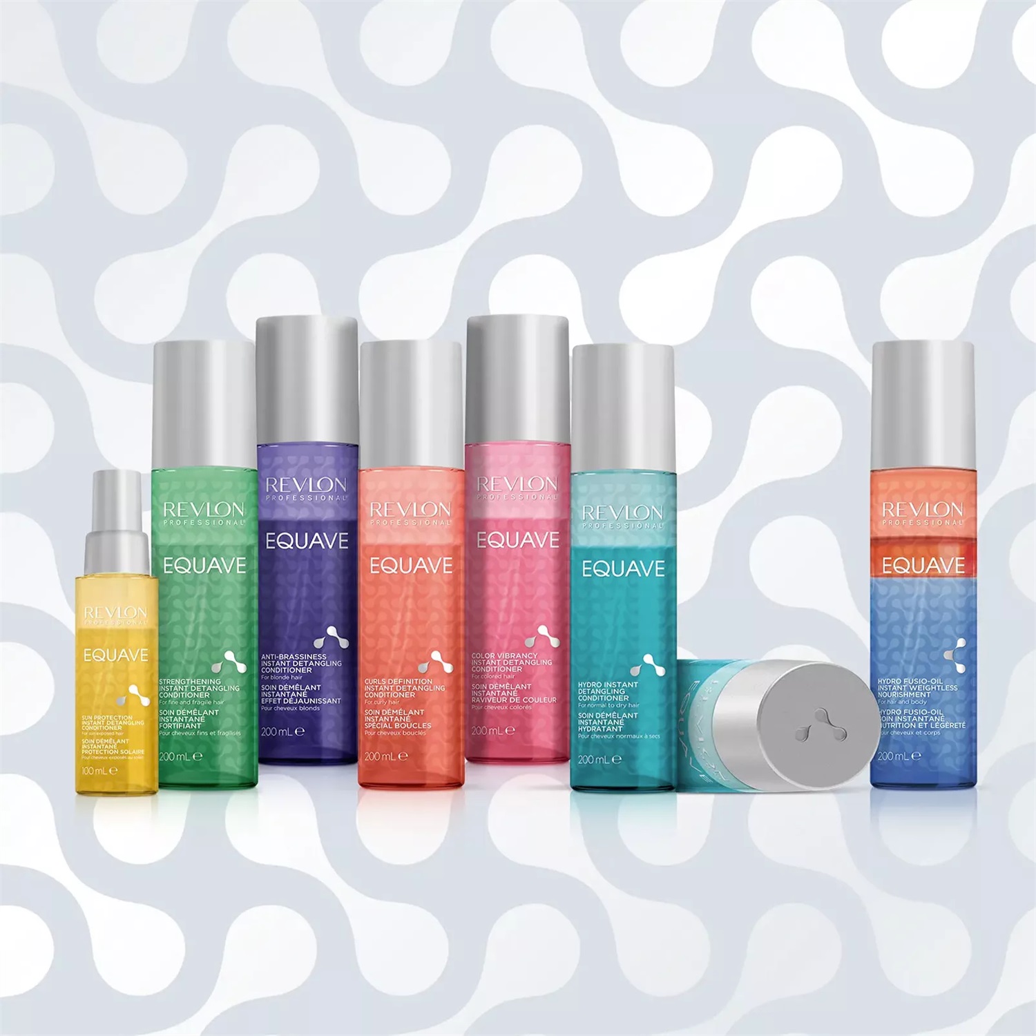 Revlon Professional Equave Color Vibrancy Balsamo Districante Bifasico 200 ml per Capelli Colorati - Senza Risciacquo, Idratante e Protettivo