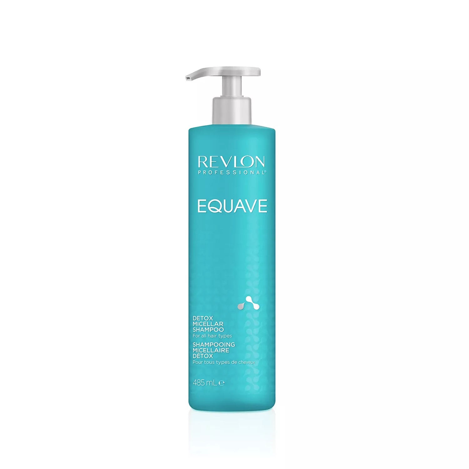 Revlon Professional Equave Detox Micellar Shampoo 485 ml - Shampoo Micellare Disintossicante per Tutti i Tipi di Capelli, Arricchito con Cheratina