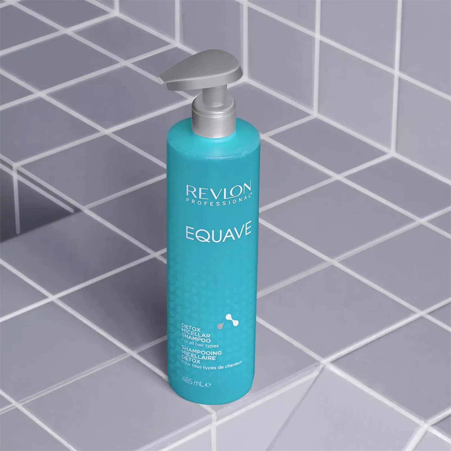 Revlon Professional Equave Detox Micellar Shampoo 485 ml - Shampoo Micellare Disintossicante per Tutti i Tipi di Capelli, Arricchito con Cheratina