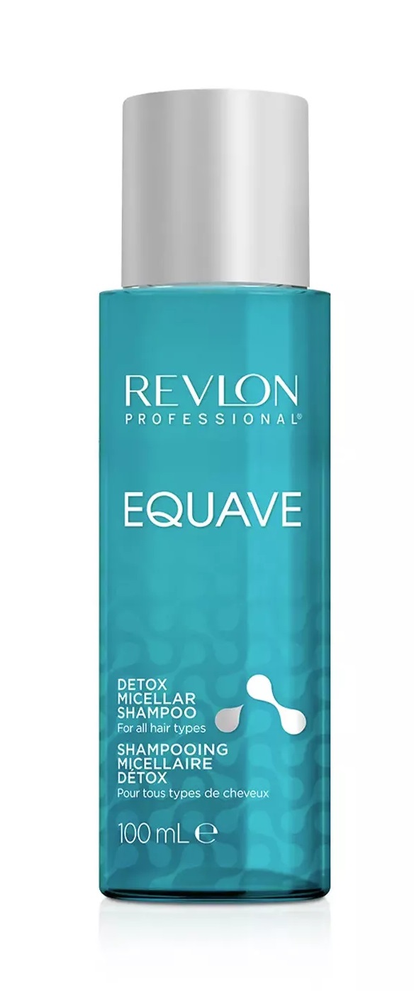 Revlon Professional Equave Detox Micellar Shampoo 100 ml - Shampoo Micellare Detossinante con Cheratina per Tutti i Tipi di Capelli