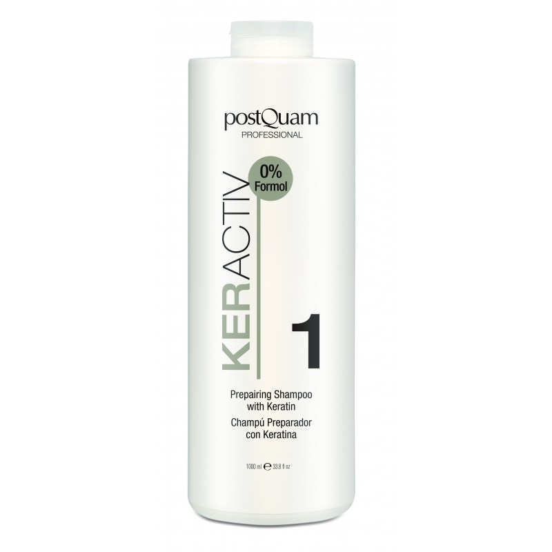 PostQuam Keractiv 1000 ml Shampoo Professionale Donna