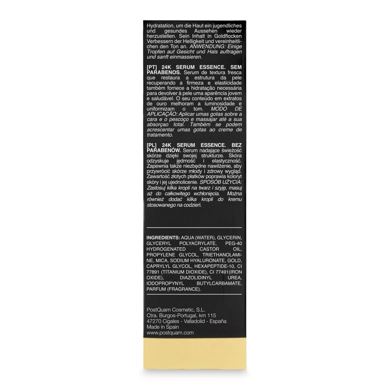 PostQuam Luxury Gold 24K Siero per viso 30 ml Donna