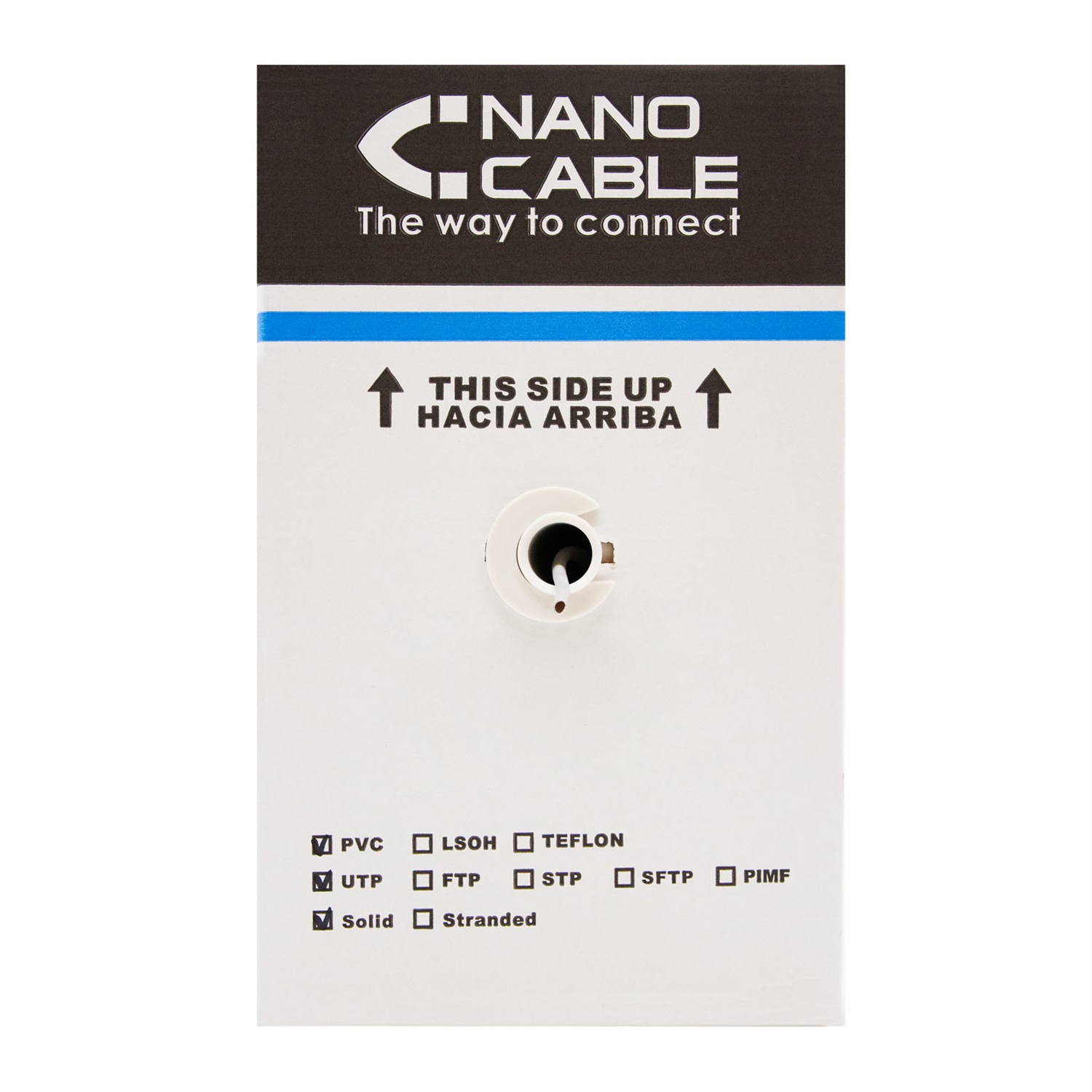 Nanocable Cavo di Rete Cat6 U/UTP 305 m Nero