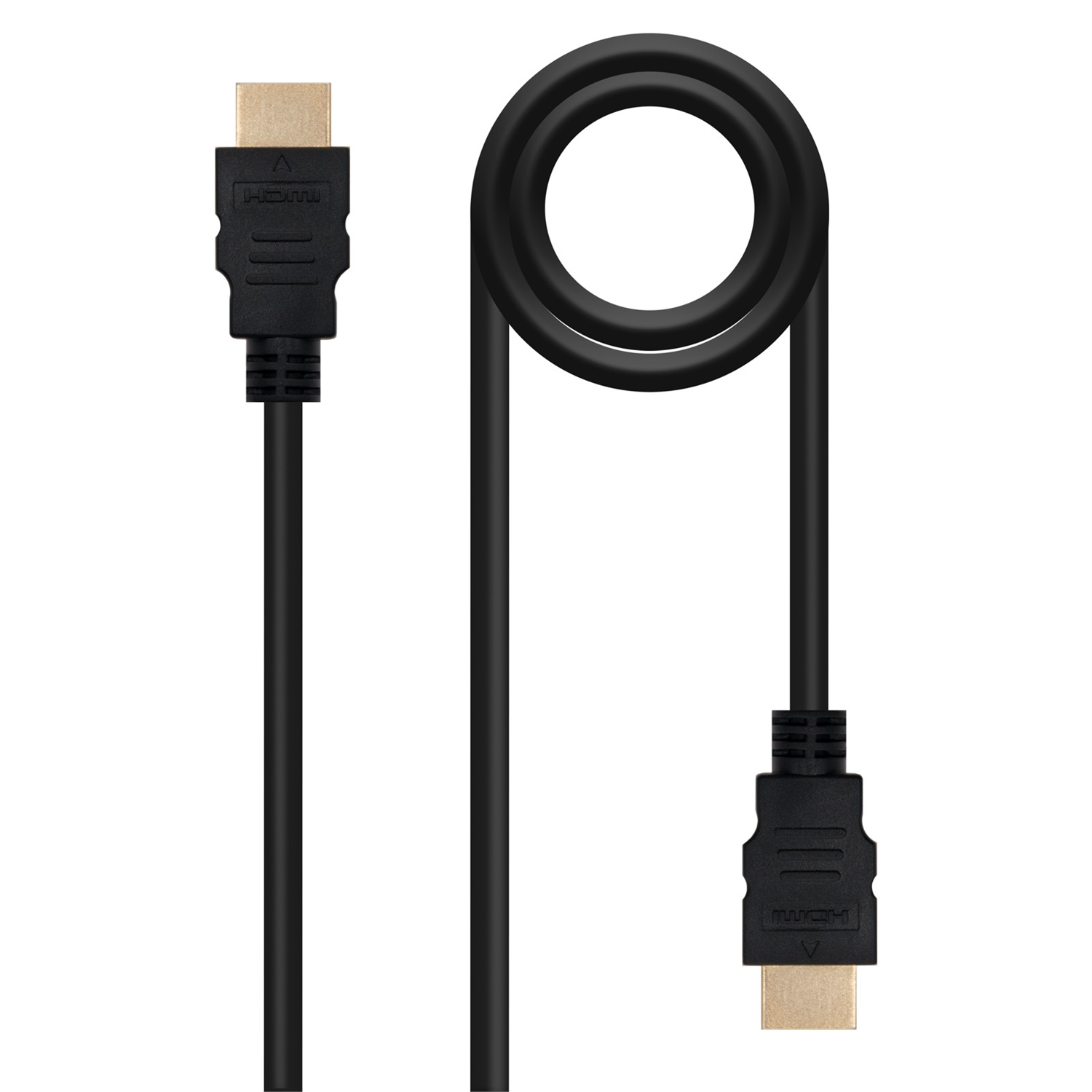 Nanocable Cavo HDMI 10 m V1.4 Alta Velocità con HEC, Compatibile 3D, Nero