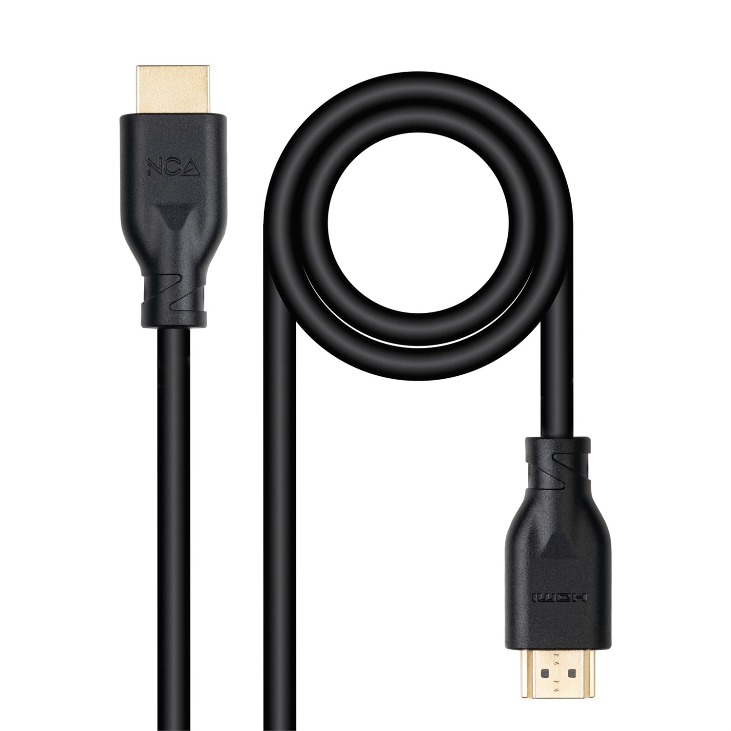 NANOCABLE Cavo HDMI V2.0 4K@60Hz 18Gbps 2m Tipo A Maschio Nero