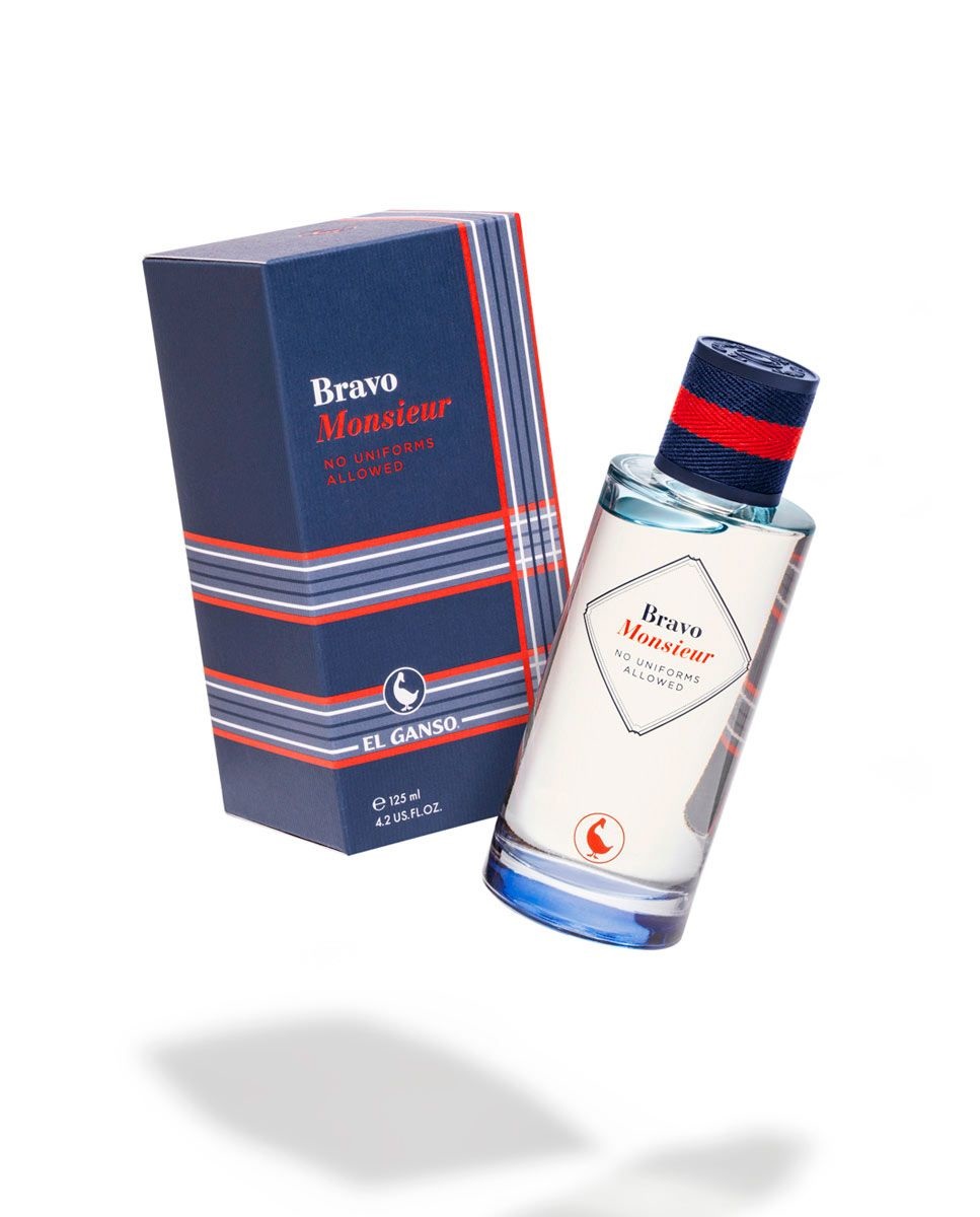 El Ganso Bravo Monsieur Eau de Toilette Uomo 125 ml - Fragranza Aromatica con Note di Pompelmo, Cardamomo, Violetta e Incenso