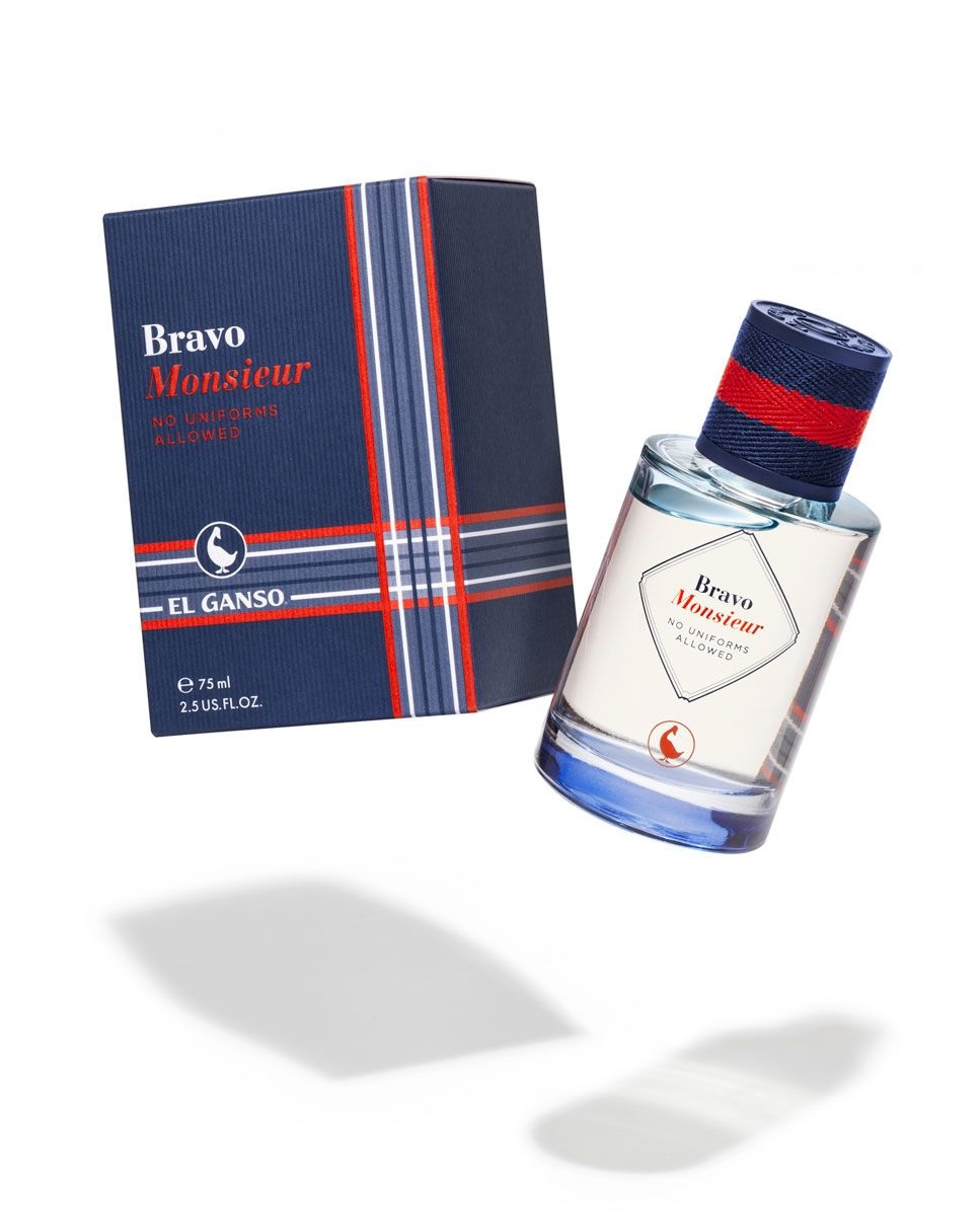 El Ganso Bravo Monsieur Eau de Toilette Uomo 75 ml - Fragranza Aromatica con Note di Pompelmo, Cardamomo, Violetta e Incenso