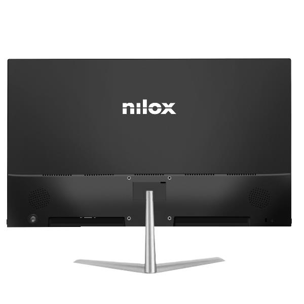 Nilox NXM24FHD01 Monitor 24 Pollici Full HD LED Frameless 1920x1080, 75Hz, HDMI e VGA, Tempo di Risposta 5ms, Luminosità 220 cd/m2, Design Minimalista
