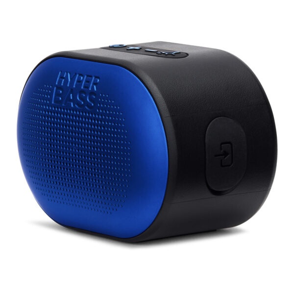 Aiwa BST-330BL - Altavoz TWS Bluetooth 10W con Hyperbass, Illuminazione RGB, Lettore di Schede e Resistente all'Acqua - Blu