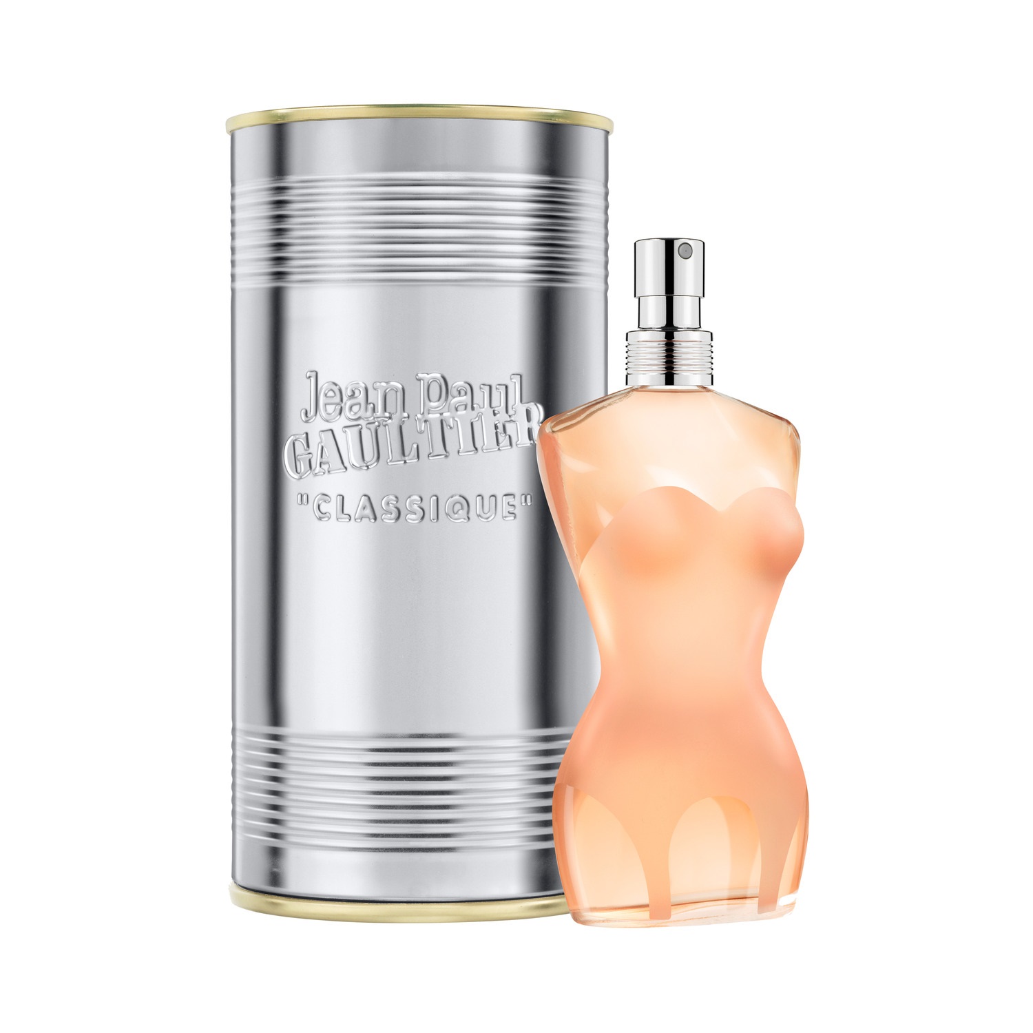 Jean Paul Gaultier Classique Eau de Toilette 50 ml - Fragranza Femminile Multi-Sfaccettata con Note di Fiore d'Arancio e Zenzero