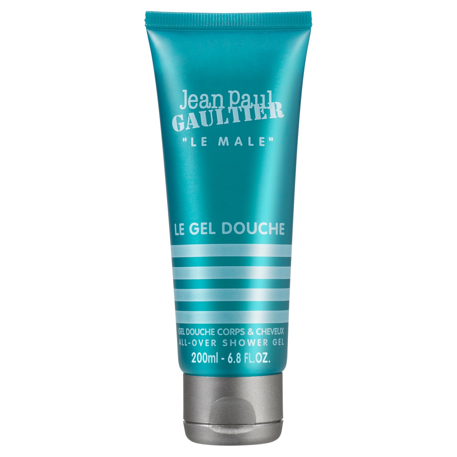 Jean Paul Gaultier Le Male Gel Doccia 200 ml - Gel doccia per corpo e capelli, idratante e profumato con note di menta, lavanda e vaniglia