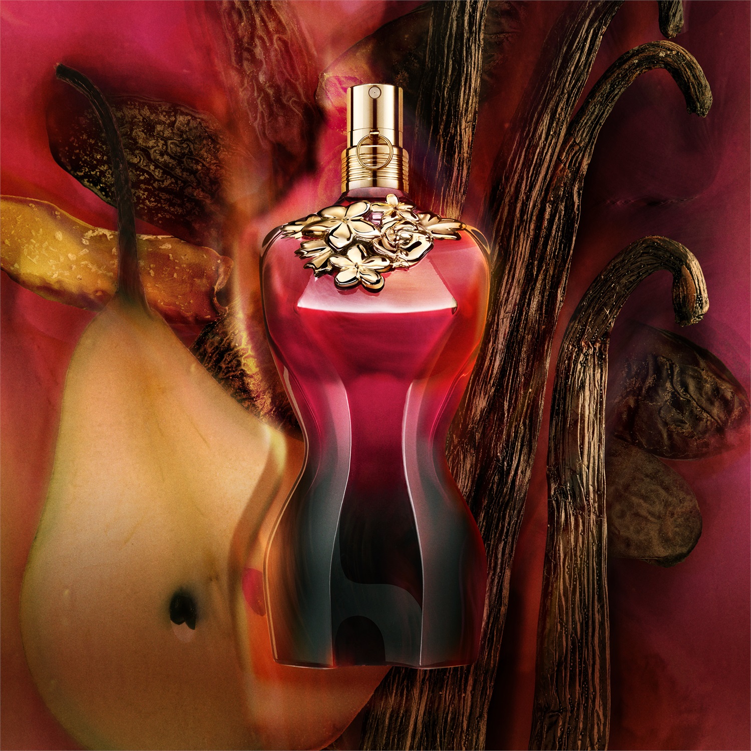 Jean Paul Gaultier La Belle Le Parfum Intense Eau de Parfum 100ml - Fragranza Femminile Sensuale con Note di Pera, Fava Tonka e Vaniglia