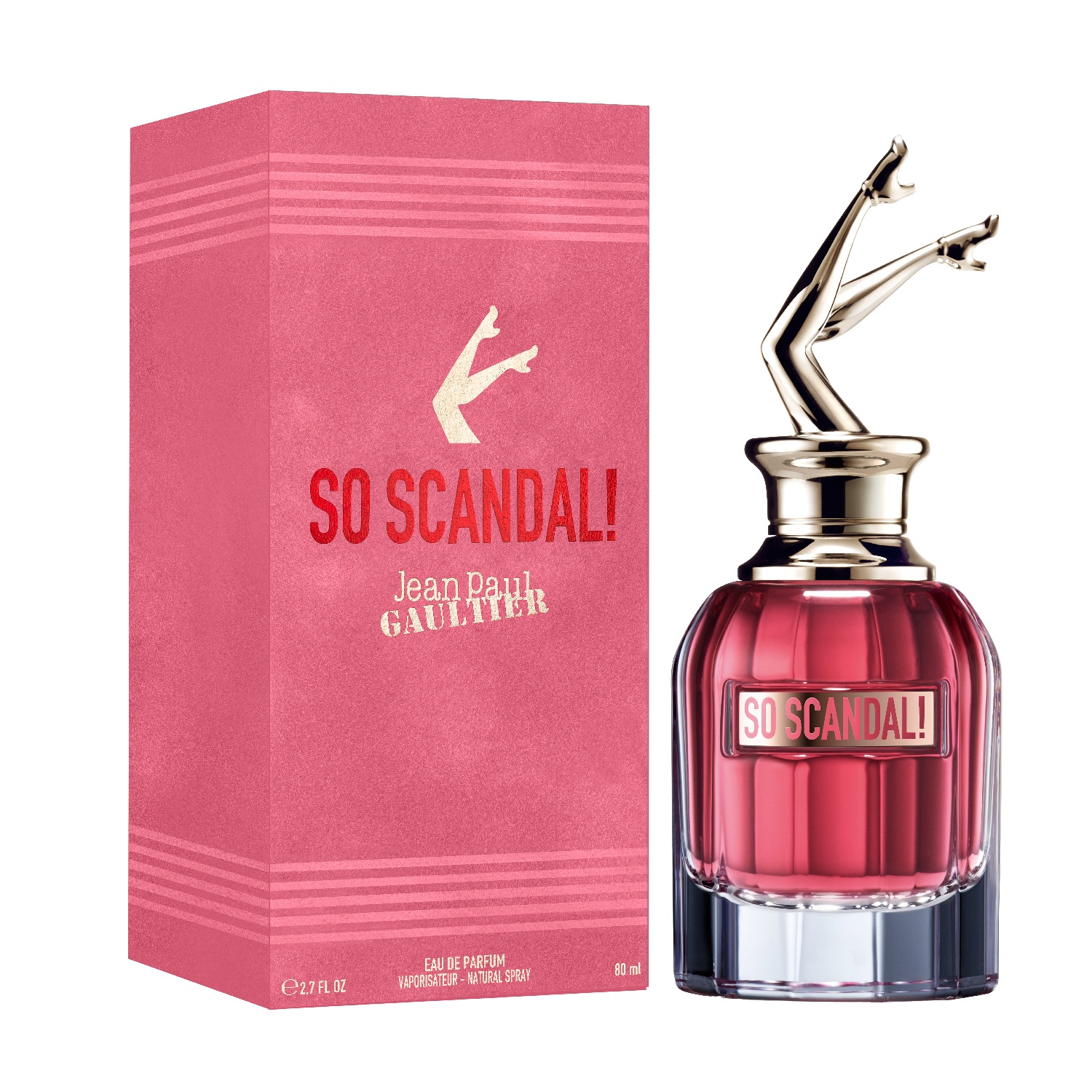 Jean Paul Gaultier So Scandal! Eau de Parfum 80ml - Fragranza Floreale Fruttata per Donna, Elegante e Audace
